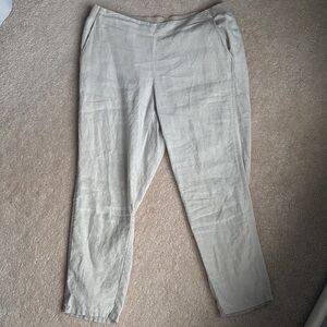 J. Jill Soft Gray Straight Leg Pants